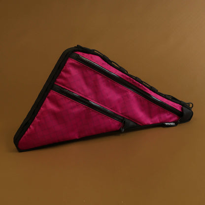 Fuchsia Ecopak Double zip frame bag