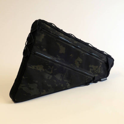 Double zip frame bag Lace up multicam Black EPLx600