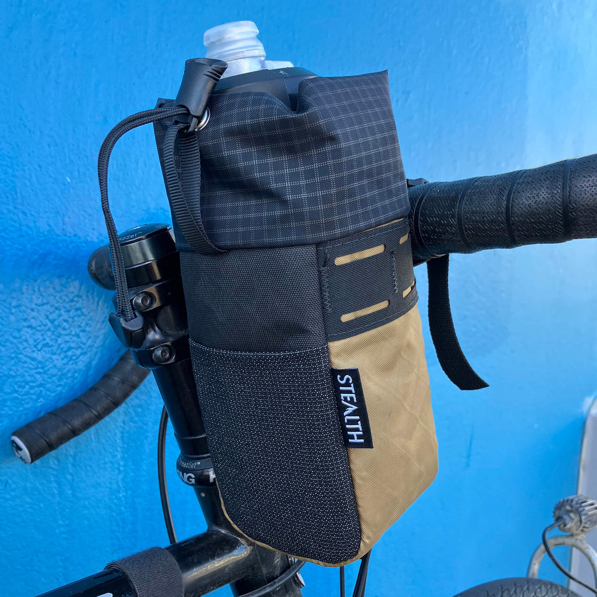 Stem Pouch V2 on Bike for bikepacking